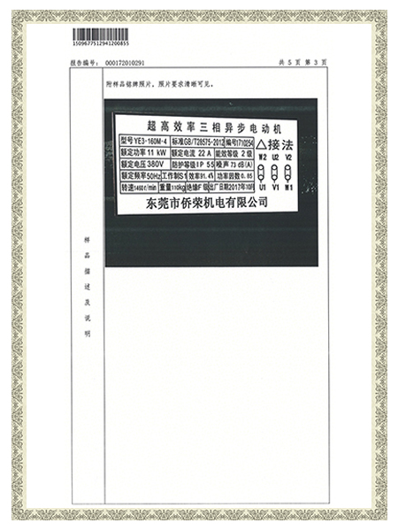 YE3-160M-4報告-樣品概述